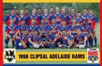 1998 Clipsal Adelaide Rams #NNO Peter Clarke Back